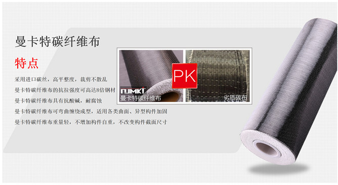 西安財(cái)經(jīng)大學(xué)加固碳纖維布用曼卡特品牌k